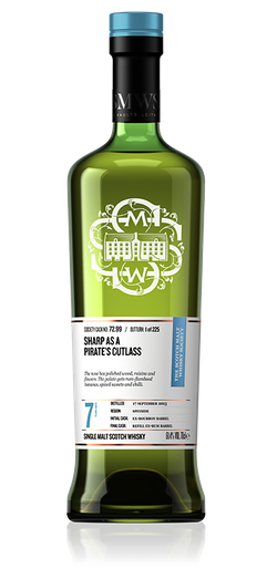 Sharp as a pirate’s cutlass - SMWS 72.99