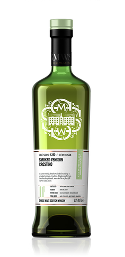 Smoked venison crostino - SMWS 4.290
