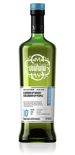 A grown up whisky for grown up people - SMWS 105.38