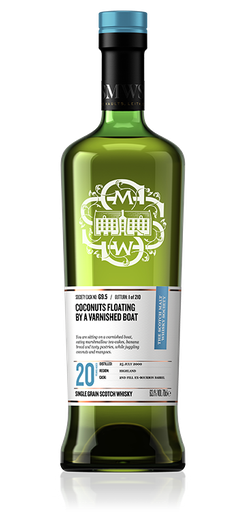 Coconuts floating by a varnished boat - SMWS G9.5
