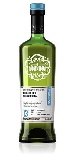 Crushed basil on pineapples - SMWS 7.277