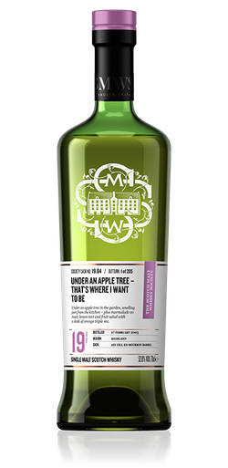 Under an apple tree – that’s where I want to be - SMWS 19.84