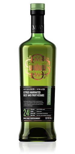 Citrus-marinated beef and fruit kebabs - SMWS 66.226