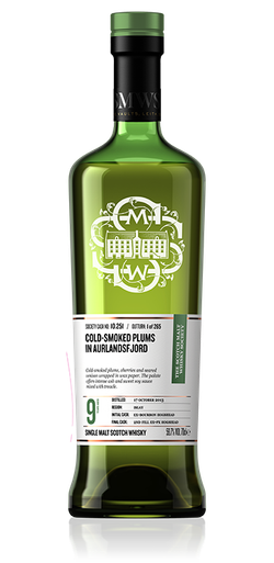 Cold smoked plums in Aurlandsfjord - SMWS 10.251
