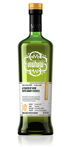 A fiasco of wine with sandy cookies - SMWS 13.107