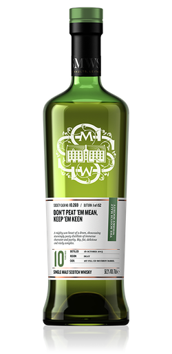 Don't peat em mean, keep em keen - SMWS 10.269
