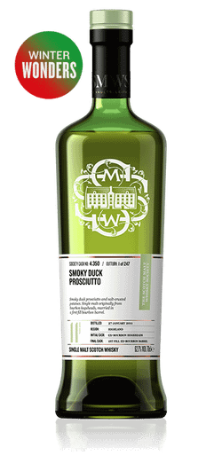 Smoky duck prosciutto - SMWS 4.350