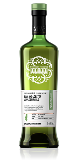 Ham and lobster apple crumble