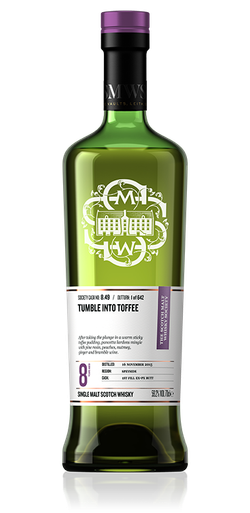 Tumble into toffee - SMWS 8.49