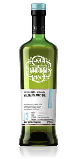 Walk past a tapas bar - SMWS 59.98