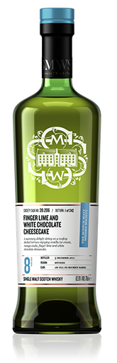 Finger lime and white chocolate cheesecake - SMWS 39.206