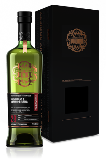 Bandages on a mermaid's flipper - SMWS 53.333