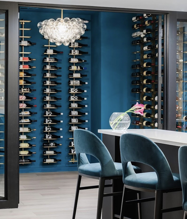 Dining Room Wine Storage Wine Wall Diy Kitchen Decor Countertop