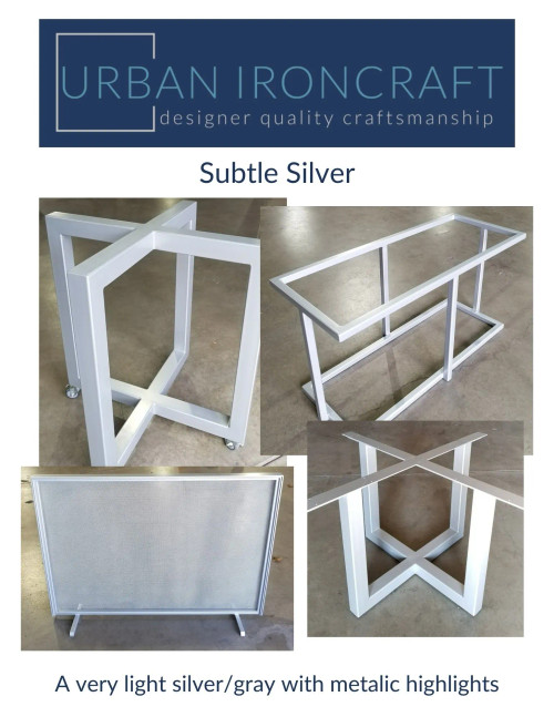 Subtle Silver Finish Sample