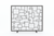 Squares Fireplace Screen 