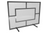 Hadley Fireplace screen in steel gray with mesh