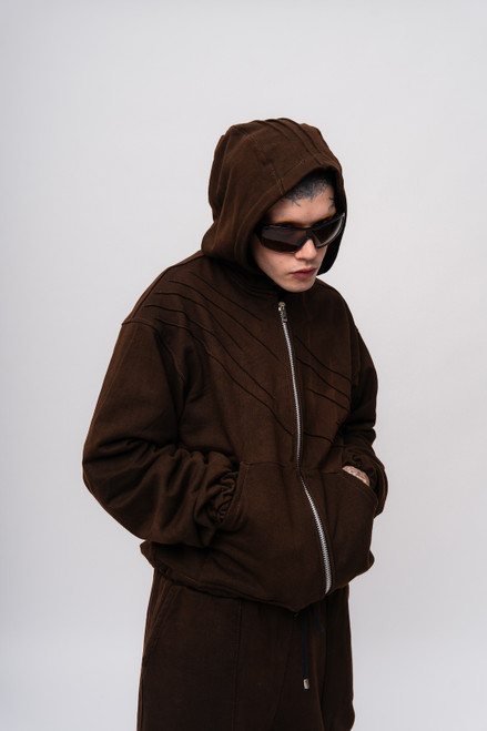 HOODIE MARRÓN