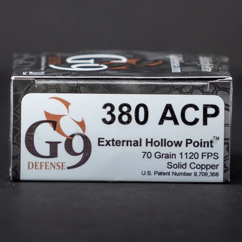 G9 380 ACP 70 gr External Hollow Point