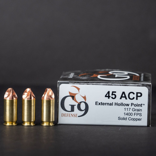 G9 45 ACP 117 gr External Hollow Point G9 45 ACP 117 gr External Hollow Point