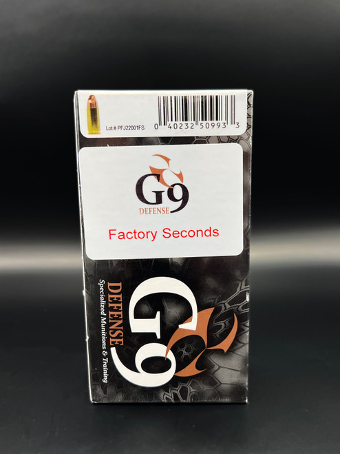 9mm +P 80gr External Hollow Point FACTORY SECONDS 9mm +P 80gr External Hollow Point FACTORY SECONDS