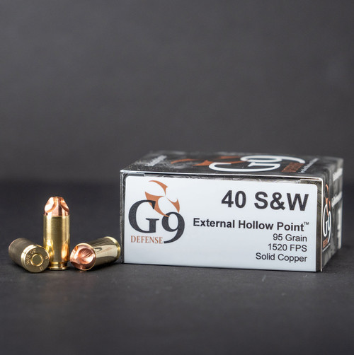 G9 40 S&W 95 gr External Hollow Point G9 40 S&W 95 gr External Hollow Point