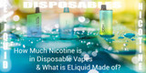 How Much Nicotine is in Disposable Vapes and What is E-Liquid Made of?