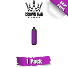 KNGPACK-1PC-Al Fakher Crown Bar Disposable Vape Device [8000 Puffs]