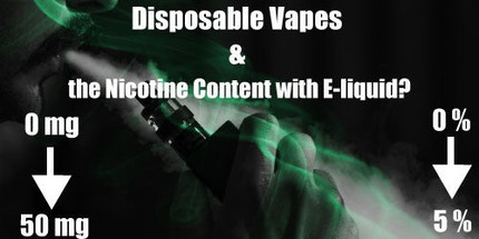 Disposable Vapes and the nicotine content with e-liquid?