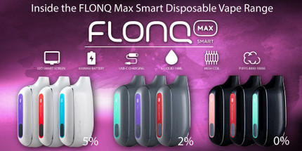 Elevating Your Vaping Journey: Inside the FLONQ Max Smart Disposable Vape Range