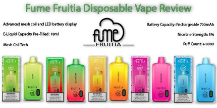 Fume Fruitia Disposable Vape Review
