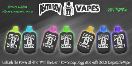 Unleash The Power Of Flavor With The Death Row Snoop Dogg 5000 Puffs QRJOY Disposable Vape