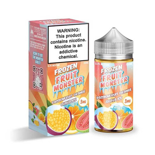 Frozen Fruit Monster Passionfruit Orange Guava Ice 100ml by Jam Monster | eVape Kings