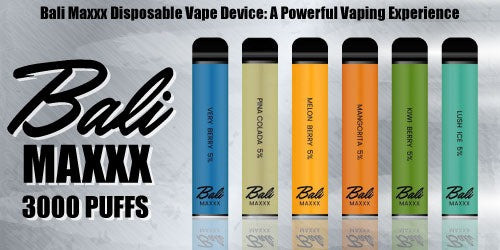 Bali Maxxx Disposable Vape Device: A Powerful Vaping Experience