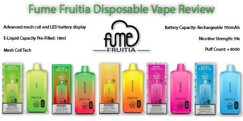Fume Fruitia Disposable Vape Review