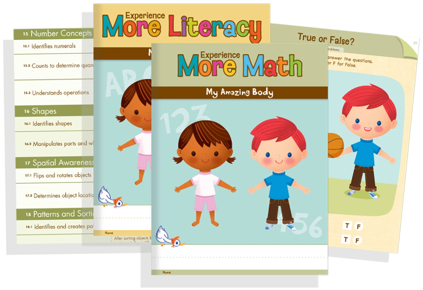 More Math and More Literacy curriculum books