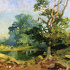 Art Prints of Landscape with a Tree by Alfred James Munnings