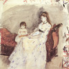 Art Prints of The Artist's Sister Edma, with Her Daughter, Jeanne by Berthe Morisot