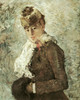 Art Prints of Woman with a Muff, Winter by Berthe Morisot