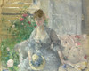 Art Prints of Young Woman Seated on a Sofa by Berthe Morisot
