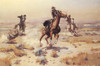 Art Prints of At Rope's End by Charles Marion Russell