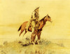 Art Prints of Cowboy on Horseback, Meditation II by Charles Marion Russell