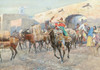 Art Prints of Mexicans Leaving an Inn by Charles Marion Russell