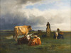 Art Prints of Pastures in the Valley of Toucque by Constant Troyon