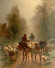 Art Prints of On the Way to the Market by Constant Troyon