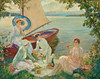 Art Prints of Picnic on the Starnberger See by Edward Cucuel