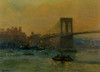 Art Prints of Brooklyn Bridge at Night by Edward Redfield