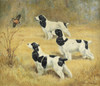 Art Prints of Three Spaniels and a Woodcock by Edwin Megargee