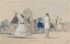 Art Prints of Crinolines on the Beach by Eugene Boudin