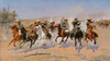 Art Prints of A Dash for the Timber by Frederic Remington