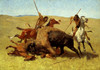 Art Prints of The Buffalo Hunt by Frederic Remington